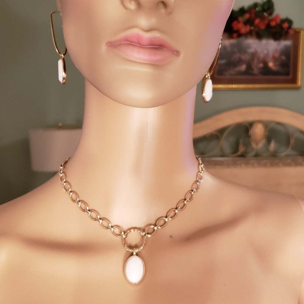Dyberg/Ken necklace and earrings